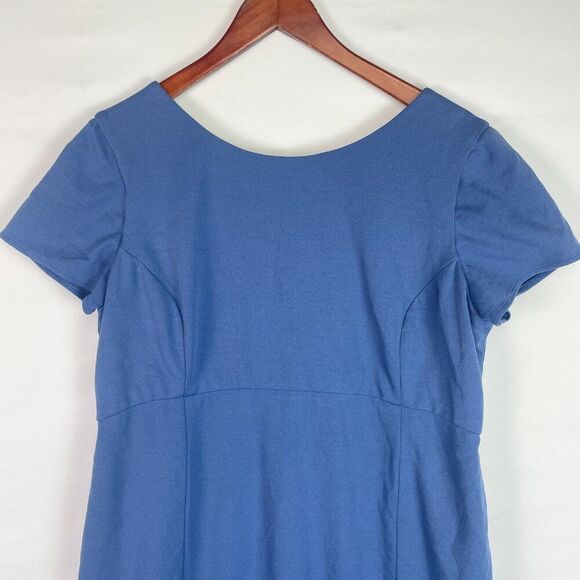 Paper Crown Maternity Short Sleeve Peplum Hem Short Sleeve Sheath Dress XL - Picture 4 of 8